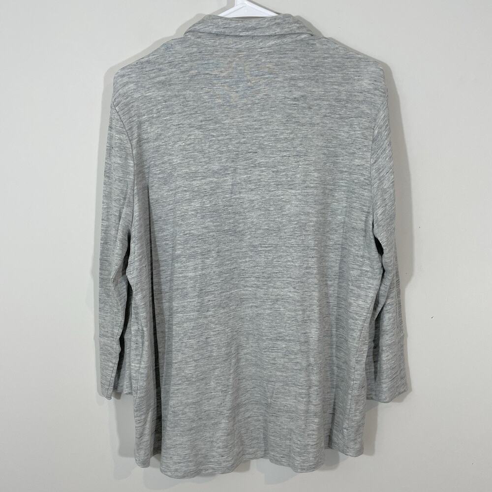 J. Mclaughlin Brynn Linen Button Down Top Size Xl… - image 3